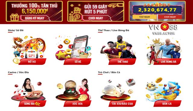 Trải nghiệm cá cược thú vị cùng VN88